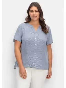 Туника sheego, цвет hellblau gemustert
