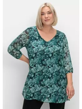 Туника sheego, цвет jade gemustert