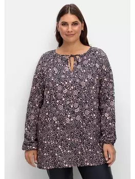 Туника sheego, цвет marine gemustert