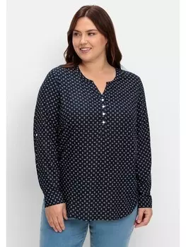 Туника sheego, цвет marine gemustert