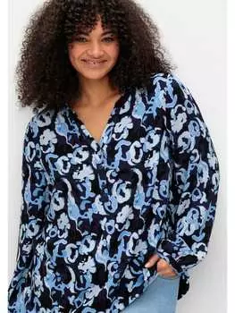 Туника sheego, цвет marine gemustert