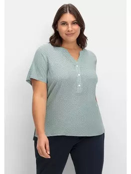Туника sheego, цвет mint gemustert