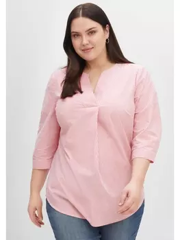 Туника sheego, цвет mohnrot-wei