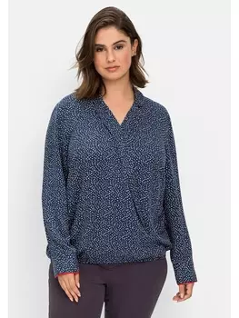 Туника sheego, цвет nachtblau gemustert