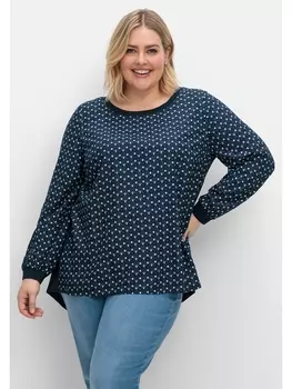 Туника sheego, цвет nachtblau gemustert