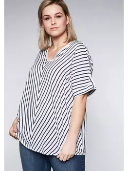 Туника sheego, цвет offwhite-marine