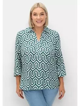 Туника sheego, цвет petrol gemustert