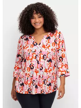Туника sheego, цвет pink gemustert
