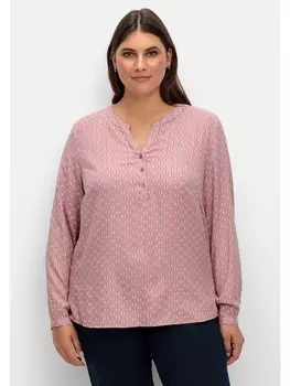 Туника sheego, цвет ros gemustert