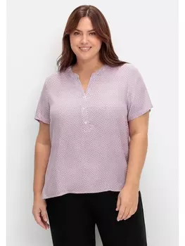 Туника sheego, цвет ros gemustert