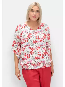 Туника sheego, цвет ros gemustert