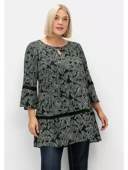 Туника sheego, цвет schwarz-grn