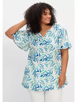 Туника sheego, цвет wei gemustert