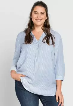 Туника Sheego, hellblau wei