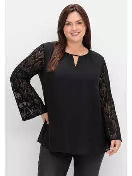 Туника sheego Tunika, черный