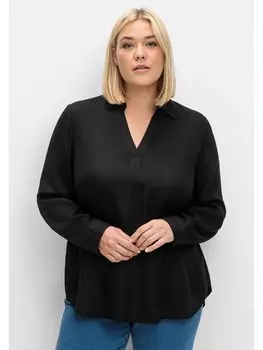 Туника sheego Twill, черный