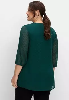 Туника Sheego, зеленый