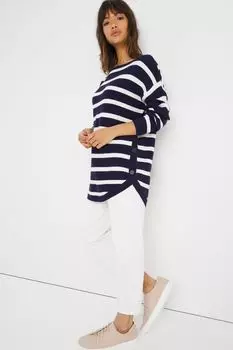 Туника синего цвета с пуговицами по бокам JD Williams, синий