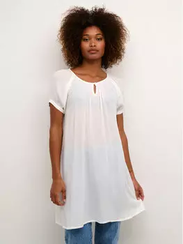 Туника стандартного кроя Kaffe, белый