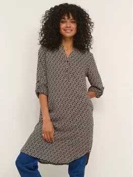 Туника стандартного кроя Kaffe, черный