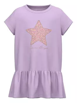 Туника стандартного кроя Name It, фиолетовый