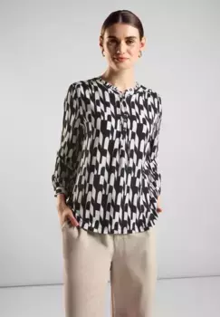 Туника STREET ONE из мягкой вискозы, черный