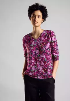 Туника STREET ONE с рукавами 3/4, цвет Magnolia Pink