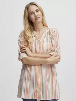 Туника свободного кроя Fransa, розовый