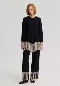 Туника TASSEL TEXTURED Touch Priv, черный
