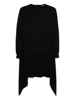 Туника тонкой вязки Undercover, черный