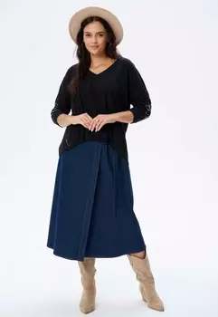 Туника TROPIC blue shadow, черный