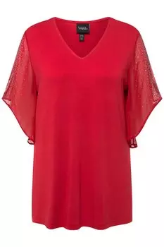 Туника Ulla Popken, цвет mohnrot