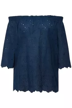 Туника Ulla Popken, цвет stahlblau