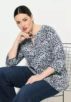 Туника Ulla Popken, темно-синий