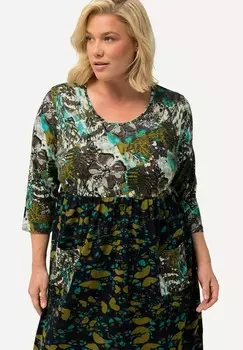 Туника Ulla Popken, темно-зеленый