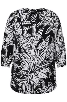 Туника Ulla Popken Tunic, черный