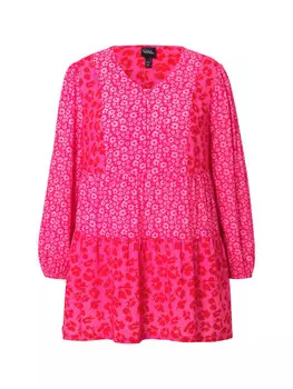 Туника Ulla Popken Tunika, розовый