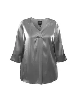 Туника Ulla Popken Tunika, серебряный