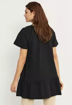 Туника With Frill At The Bottom Cellbes of Sweden, черный