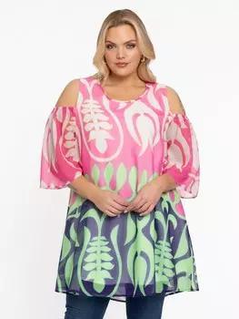 Туника Yoek, разноцветный