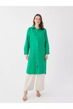 Туника - Зеленый - Классический крой LC Waikiki, зеленый