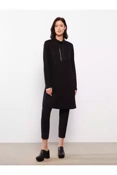 Туника - Зеленый - Классический крой LC Waikiki, зеленый