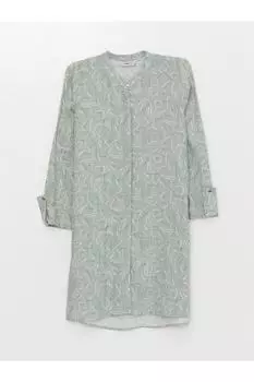 Туника - Зеленый - Классический крой LC Waikiki, зеленый