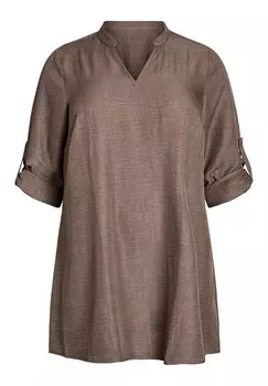 Туника Zizzi, коричневый