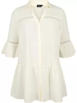 Туника Zizzi Tunic Zahra, кремовый