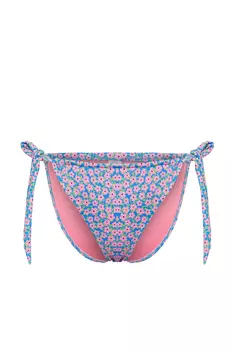 Туннель с высоким низом бикини с цветочным узором Trendyol, разноцветный
