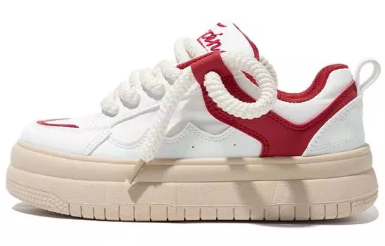 TUOPIN Стильная женская обувь для скейтбординга, Красный