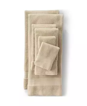 Турецкая быстросохнущая хлопковая простыня для ванной Lands' End, коричневый