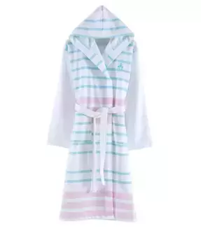 Турецкий пештамил 38" Халат из турецкого хлопка Brooks Brothers, розовый