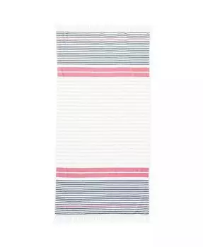 Турецкое хлопковое пляжное полотенце Lands' End, розовый